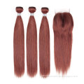 Good market international hair company,Hot sale 100% virgin human hair weave color #33 in bulk